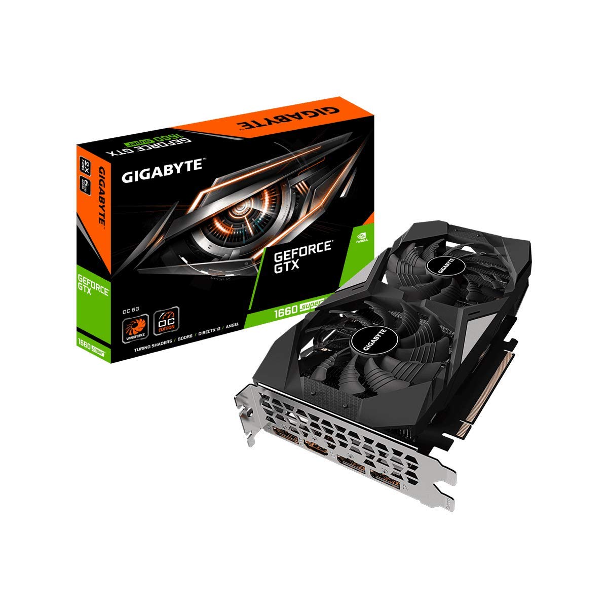 GIGABYTE NVIDIA GeForce GTX1660Super搭載グラフィックボード GDDR6 6GB 国内正規代理店品 GV-N166SOC-6GD