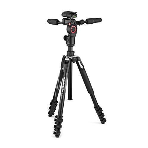 Manfrotto befree アドバンス 3ウェイライブ トラベル三脚キット MH01HY-3W雲台 6kg耐荷重 最高151cm ブイログ ユーチューバー用 キャリングバッグ付き