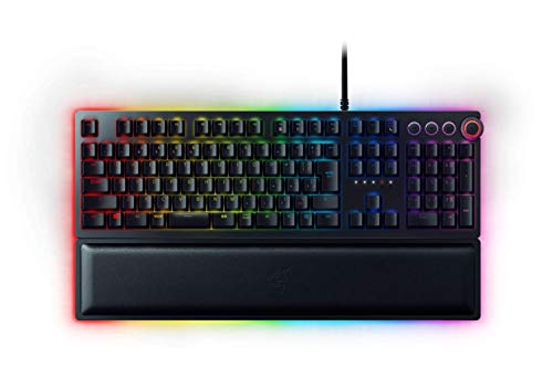 Razer Huntsman Elite JP - Linear Optical Switch ゲーミングキーボード 日本語JP配列 超高速1.0mm作動 リニア触感 リストレスト付 Chroma 日本正規代理店保証品 RZ03-01871200-R3J1