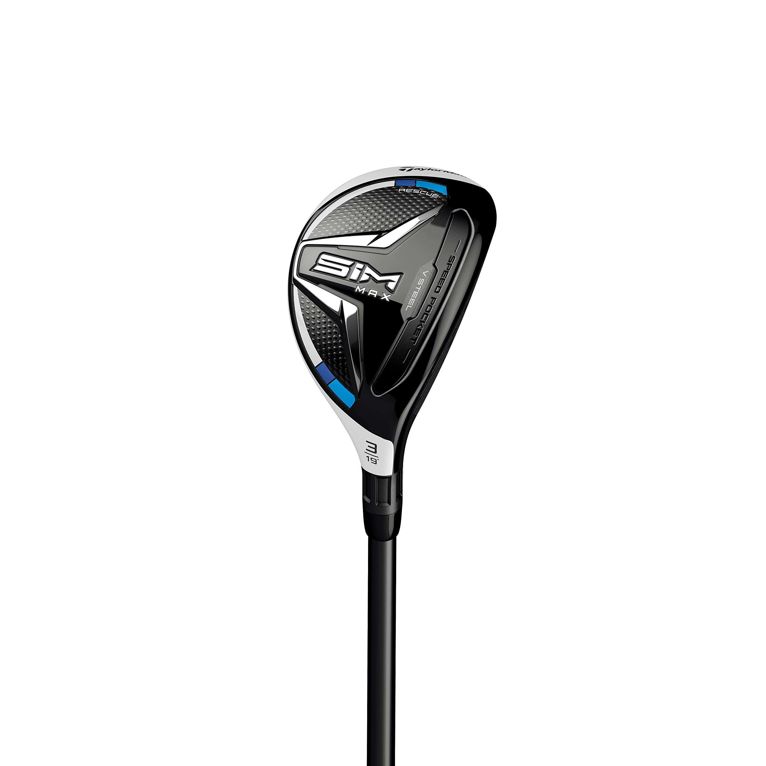 テーラーメイド(TAYLORMADE)SIMMAX(シムマックス)ユーティリティーカタログ純正シャフト装着モデルTENSEIBLUETM60カーボンシャフトメンズゴルフクラブ左ロフト角:22度U#4フレックスS