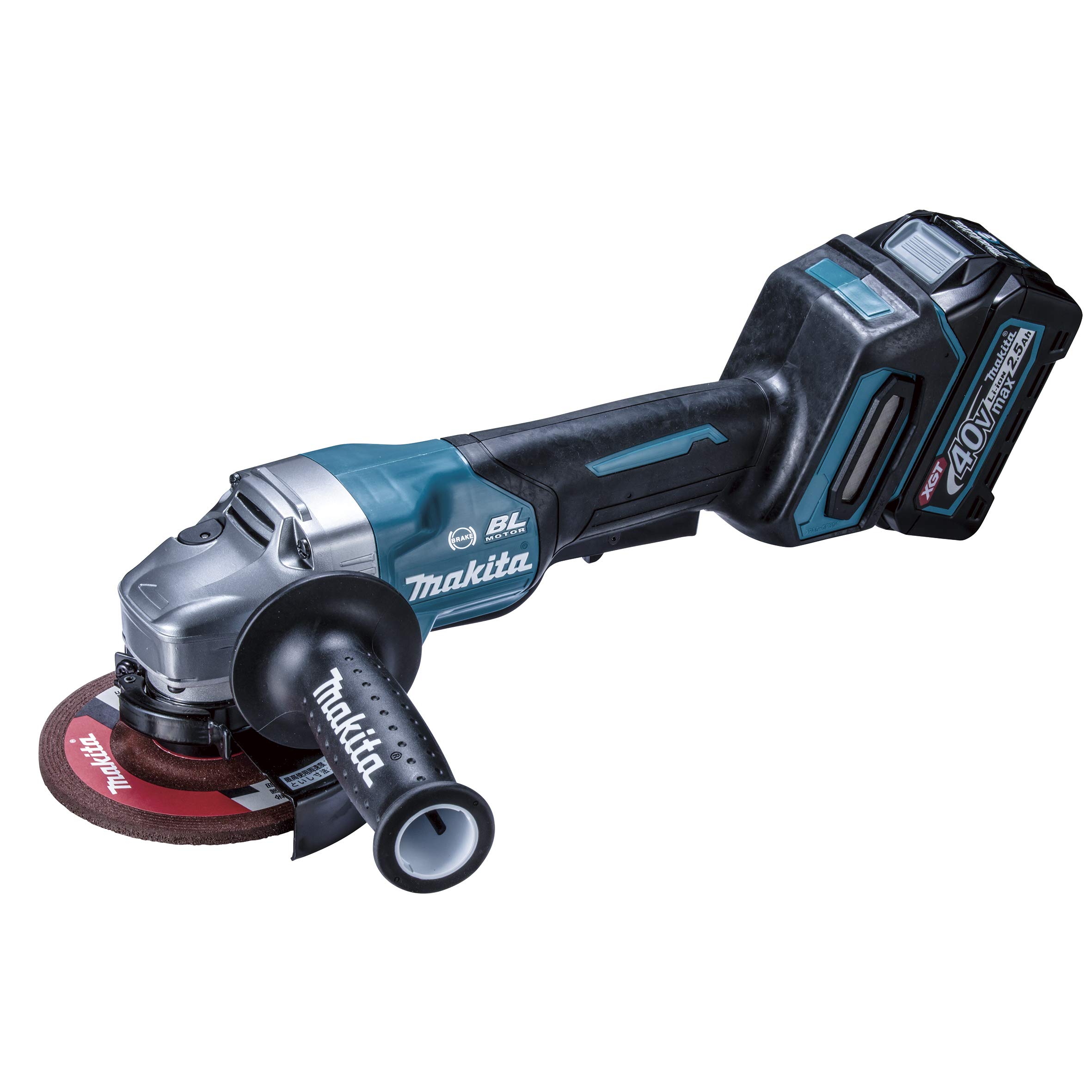 マキタ(Makita) 40Vmax 125mm充電式ディスクグラインダ 2.5Ah バッテリ2本・充電器・ケース付 GA010GRDX