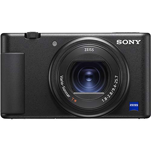 ソニー(SONY) コンパクトデジタルカメラ VLOGCAM Vlog用カメラ ZV-1 ボディ ウィンドスクリーン付属 24-70mm F1.8-2.8 ズームレンズ ブラック ZV-1 B