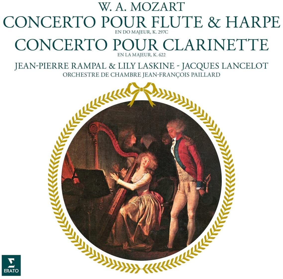 Mozart: Concerto for flute and harp, Clarinet Concerto(Vinyl) 