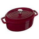 ストウブ(Staub) 両手鍋 ピコ・ココット ラウンド 23cm オーブン可 ボルドー