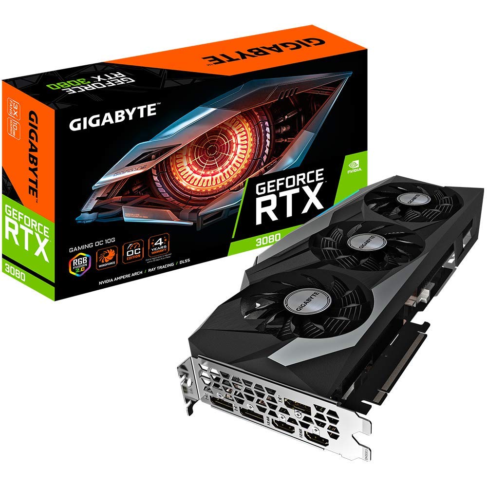 GIGABYTE NVIDIA GeForce RTX3080 եåܡ GDDR6X 10GB ȥץեǥŹGV-N3080GAMING OC-10GD