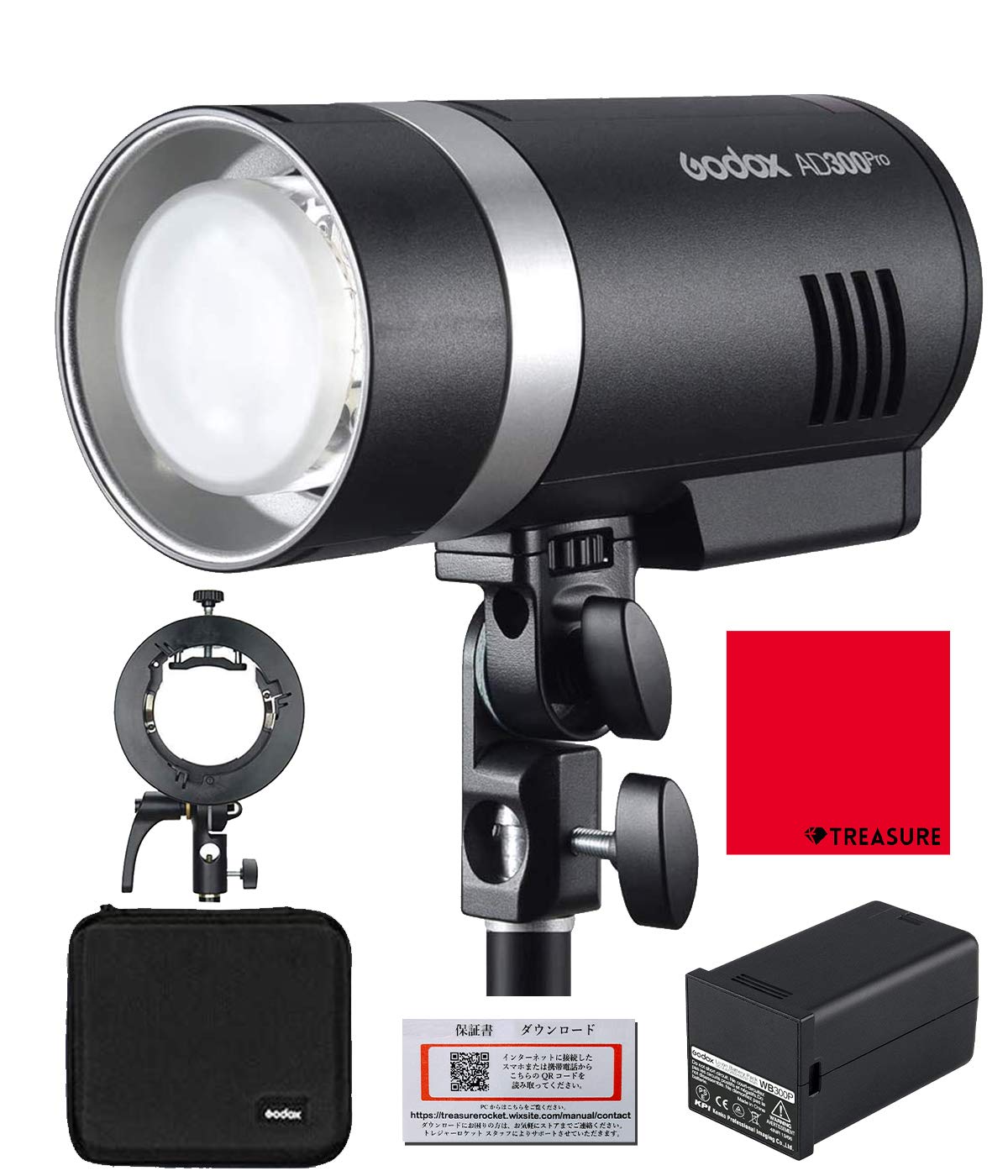 [Ź] Godox AD300Pro 300W 3000-6000K LEDǥ󥰥 1/8000 HSS 2.4G ...