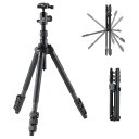 Velbon (ベルボン) カーボン三脚 GUT-E543AS AZ 4段 レバーロック 脚径25mm 中型 自由雲台 (トルク調整対応) コマ止め方式 アルカスイス互換 カーボン脚 017915500792