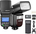 Godox V860IIIC カメラフラッシュ Canon用 ワイヤレスフラッシュ GODOX 2.4G内蔵 TTL GN60 1/8000s HSS 先幕 後幕シンクロモード LEDモデリングランプ TTL Mモードボタン Canon EOSカメラ対応