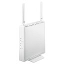 アイ・オー・データ WiFi ルーター 無線LAN Wi-Fi6 AX1800 1201+574Mbps IPv6対応 可動式アンテナ 日本メーカー iPhone/Android / PS5 / Nintendo Switch メーカー動作確認済みWN-DEAX1800GRW