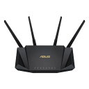 ASUS WiFi 無線 ルーター WiFi6 2402 574Mbps v6プラス/ OCNバーチャルコネクト対応デュアルバンド デュアルバンド RT-AX3000 V2 Broadcom クワッドコア CPU 1.7GHzメッシュセキュリティ機能付 3階建/4LDK