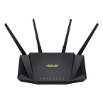 ASUS WiFi 無線 ルーター WiFi6 2402+574Mbps v6プラス/ OCNバーチャルコネクト対応デュアルバンド デュアルバンド RT-AX3000 V2 Broadcom クワッドコア CPU 1.7GHzメッシュセキュリティ機能付 3階建/4LDK