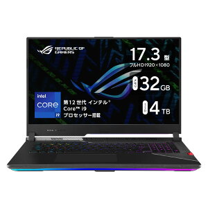 ASUS ߥ󥰥ΡPC ROG Strix SCAR 17 SE G733CX 17.3 GeForce RTX 3080 Ti Core i9-12950HX 32GB SSD2TBx2(RAID0) եå졼360Hz RGBܡɥХå饤 Windows11 ưԽ ե֥åƥ륹 G733CX-I9XR3080TI