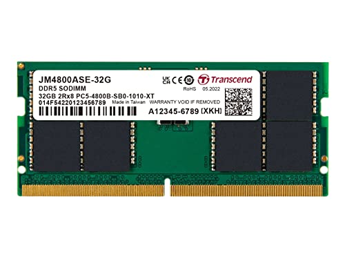 ȥ󥻥 ΡPCѥ PC5-38400(DDR5 4800) 32GB 1.1V 262pin SO-DIMM 2Rx8 (2Gx8)x16 CL40 ̵ݾ JM4800ASE-32G