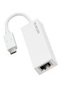 エレコム 有線LANアダプター USB-C 1Gbps ギガビットイーサネット USB3.2(Gen1) Windows Mac 対応 ホワイト EDC-GUC3V2-W