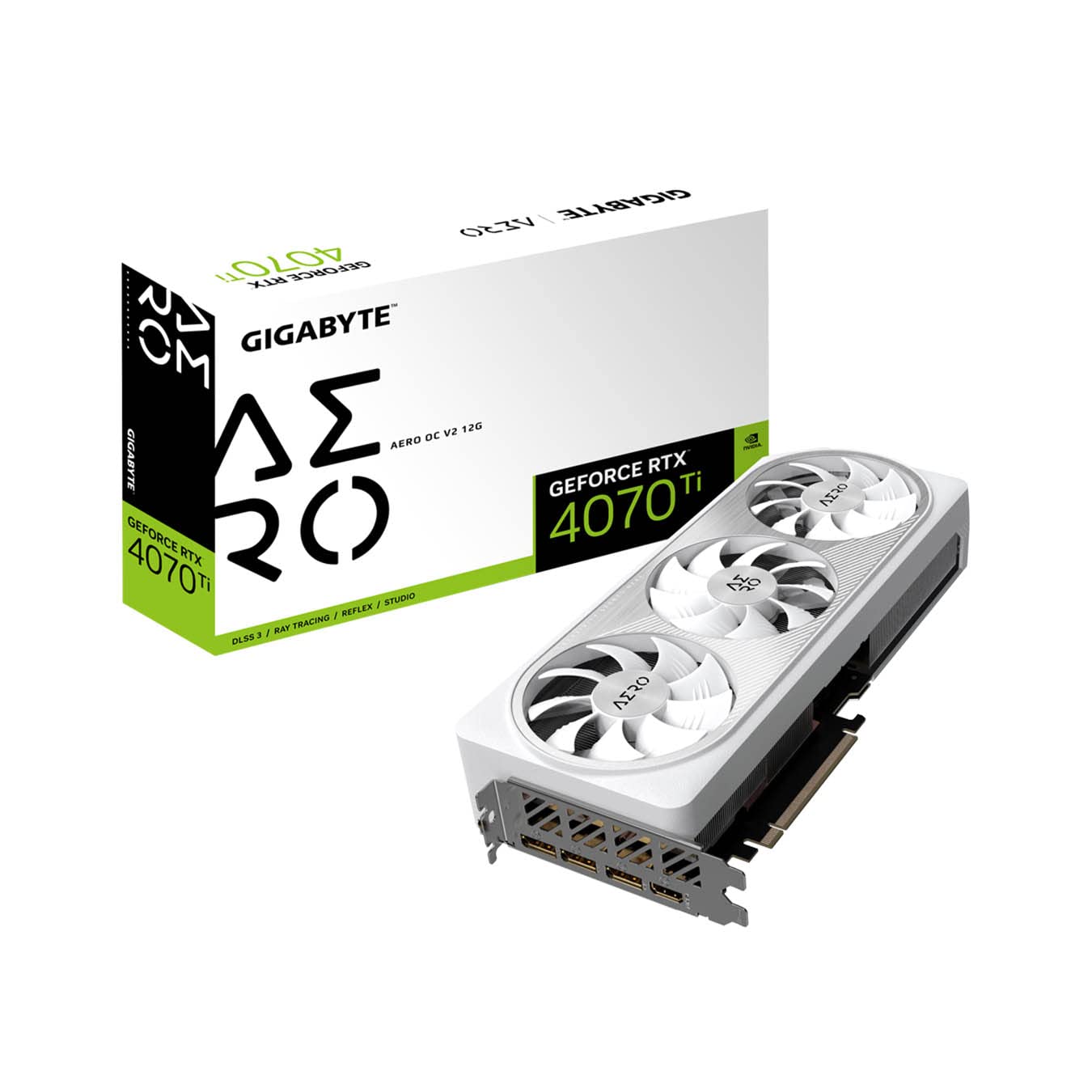 GIGABYTE NVIDIA GeForce RTX4070Ti եåܡ GDDR6X 12GBŹ GV-N407TAERO OCV2-12GD