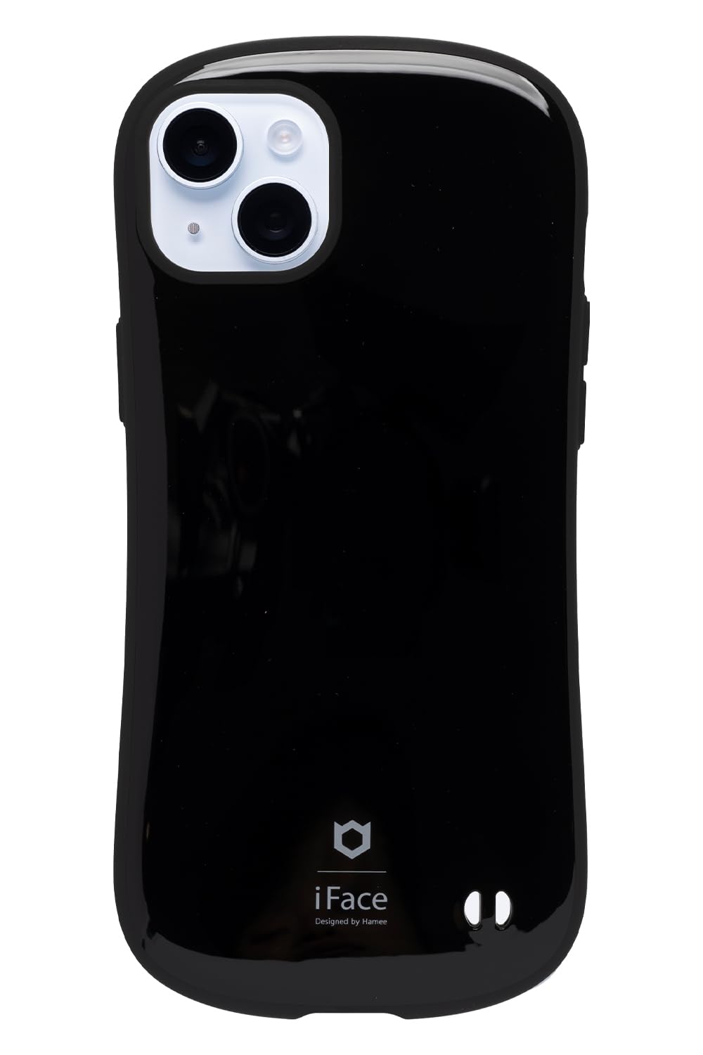 iFace First Class Standard iPhone 15 Plus ケース (ブラック)アイフェイス アイフォン15plus 用 iphone15プラス 用 カバー 韓国 耐衝撃 ストラップホール