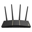 ASUS WiFi RT-AX57 無線 ルーター 最新規格WiFi6 2402 574Mbps v6プラス/ OCNバーチャルコネクト対応デュアルバンド。アプリで各種機能を簡単に設定 ゲーム＆ストリーミングに最適 メッシュ/セキュリティ機能付 3階建4LDK