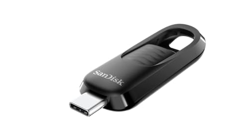 SanDisk (サンディスク) 128GB Ultra Slider USB Type-C フラッシュドライブ - 最大400MB/秒 USB 3.2 G..