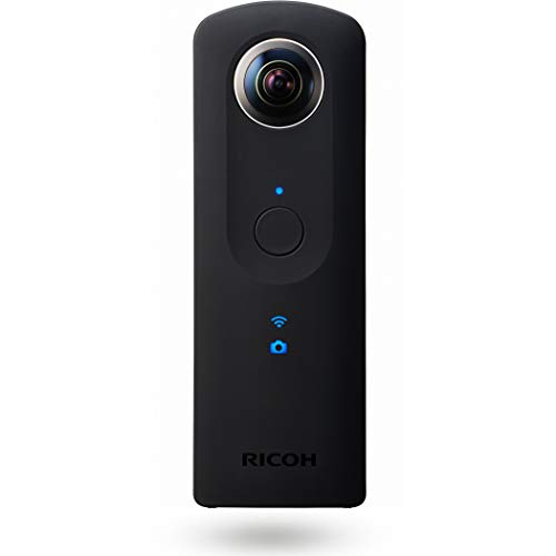 RICOH THETA S ブラック 360度全天球カメラ 360° Full HD 30fps フルハイビジョン動画 25分間連続撮影可能 精度の高い自然なスティッチング HDR合成撮影で明暗差のある室内撮影もきれいに撮影…