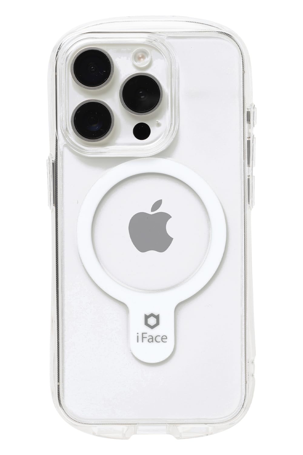 iFace Look in Clear Hybrid Magnetic iPhone 15 Pro ケース MagSafe 対応 (クリア)アイフェイス アイフォン15pro iphone15プロ 用 カバー MagSafe 対応 耐衝撃 クリアケース 透明 ストラップホール