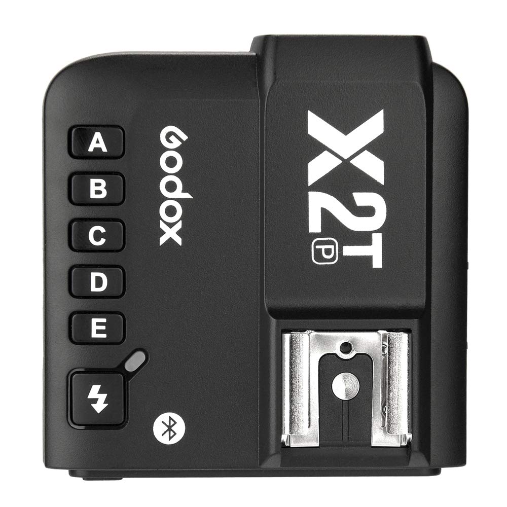 電波法認証取得Godox X2T-P ワイヤレスフラッシュトリガー 送信機 フラッシュトリガー TTL機能 LCDパネル搭載 1/8000s Bluetooth内蔵 ペンタックスカメラ＆スマホ（iphone、HUAWEI、Samsung）対応 