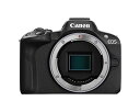 キヤノン Canon ミラーレス一眼ビデオログカメラ EOS R50 本体のみ/ブラック RFマウント 24.2MP 4K動画 DIGIC X 画像プロセッサー 被写体検知トラッキング コンパクト スマホ接続 コンテンツクリエーター