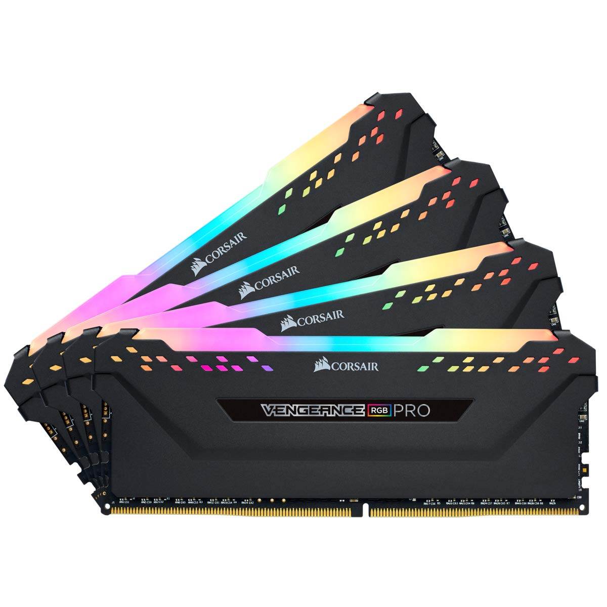CORSAIR DDR4-3600MHz ǥȥåPC  VENGEANCE RGB PRO ꡼ 32GB [8GB4] CMW32GX4M4D3600C18