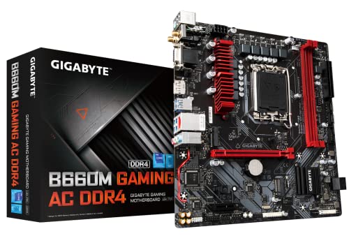 GIGABYTE B660M GAMING AC DDR4/A ޥܡ Micro-ATX [Intel B660åץå] 12CPU(LGA1700)б MB5774