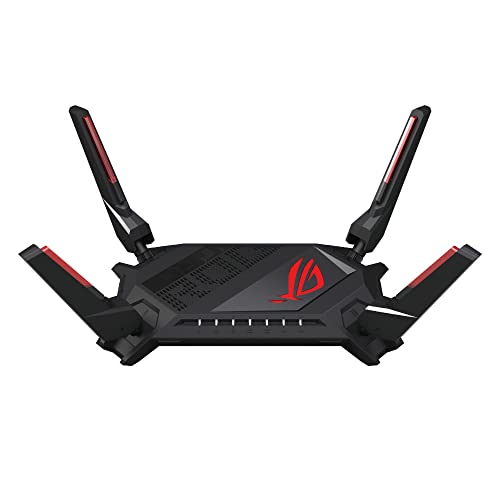 ASUS WiFi ROG Rapture GT-AX6000 無線 ルーター 最新規格WiFi6 4804+1148Mbps v6プラス対応デュアルバンドゲーミング。 2.5G WAN/LANポート オープンNAT 2.0GHzクアッドコア メッシュ機能付 3階建4LDK