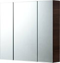 LIXIL(リクシル) INAX ミラーキャビネット 3面鏡 コンセント付 クリエダーク TSF-D124PR/LD