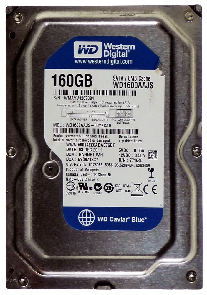 WesternDigital WD1600AAJB CaviarBlue 3.5inch 7200rpm 160GB 8MB PATA/100 並行輸入品