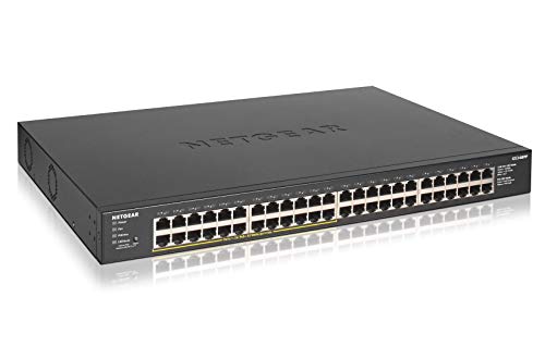 正規品 ネットギア NETGEAR スイッチングハブ 48ポート 1G PoE+ (380W) 金属筐体 メーカー3年保証 アンマネージスイッチ GS348PP-100AJS