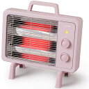 アイリスオーヤマ 電気ストーブ 速暖 転倒時電源OFF 400W/800W 2段階切替 ブラックコートヒーター IEHDB-800-P ピンク