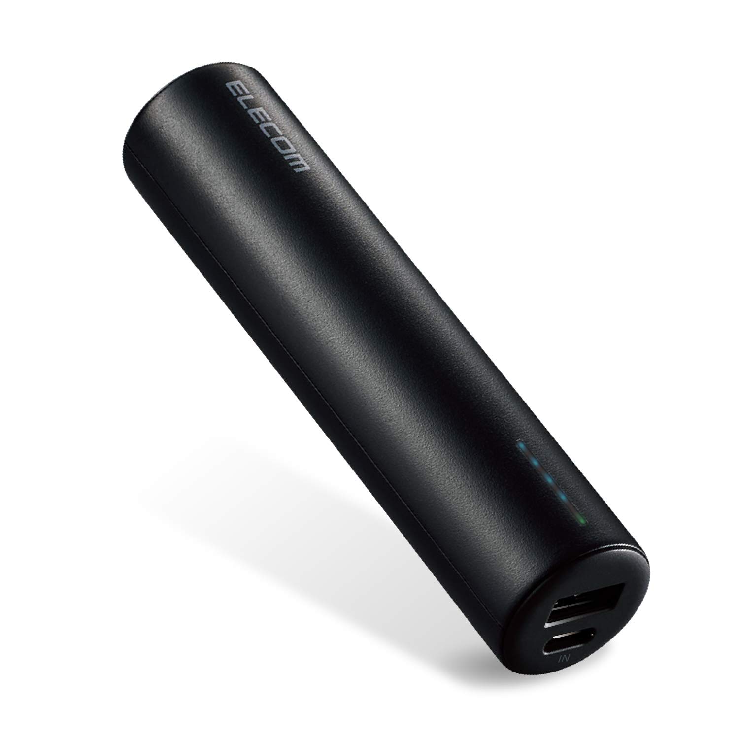 エレコム モバイルバッテリー 3350mAh 小型 Type-A×1ポート iPhone/Android 各種対応 PSE認証 ブラック DE-C22L-3350BK