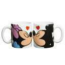 サンアート ディズニー ミッキー ミニー キス マグカップ ペア 2個 300ml ふたり暮らし カップル 夫婦 ペア プレゼント おそろい 食器 コップ 新生...