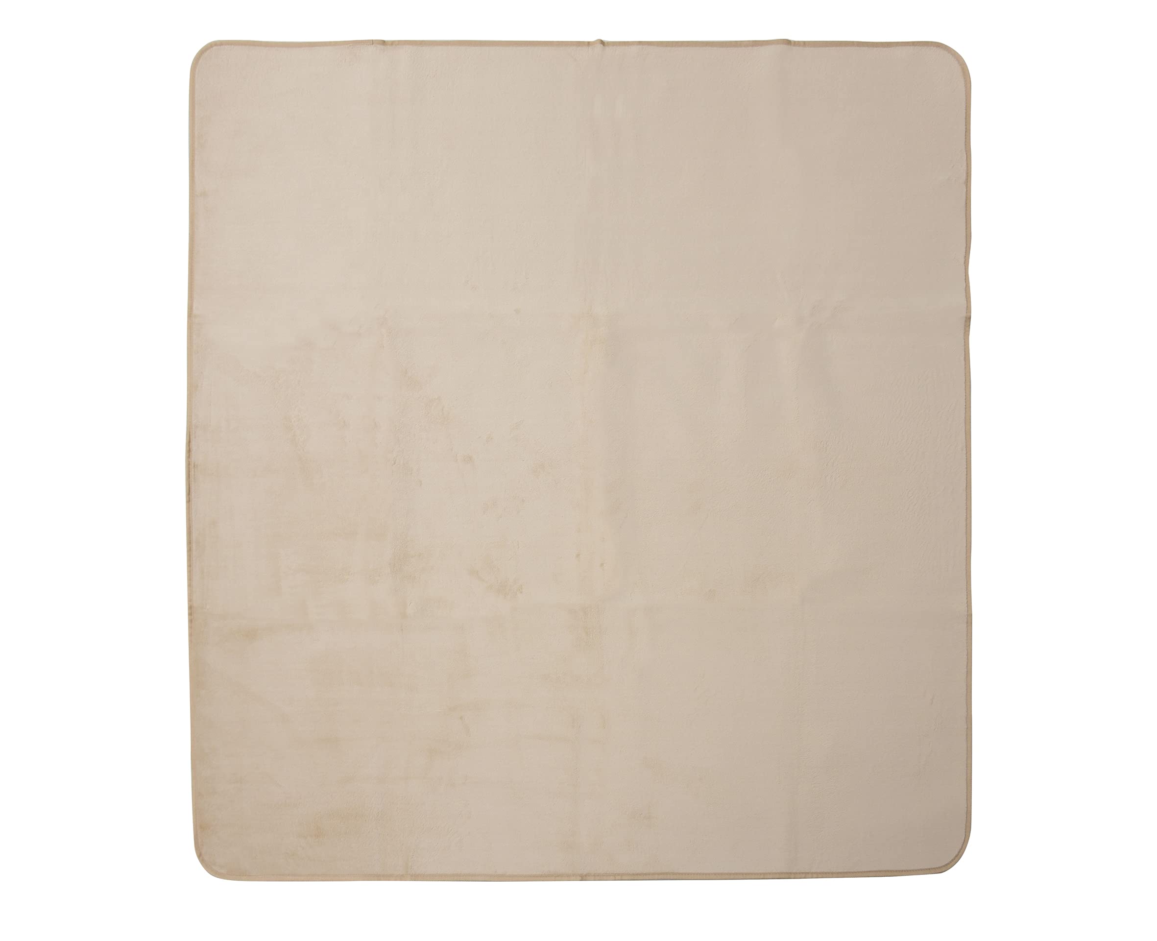 [山善] ホットカーペット カバー付き セット 2畳 (176cm×176cm) ダニ退治機能 温度調節無段階 左右暖房面切替 6時間オートオフタイマー ベージュ ANF-200(C)