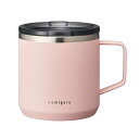 ドウシシャ ステンレス鋼 飲みごろ カラーマグカップ 300ml ピンク HARMONY