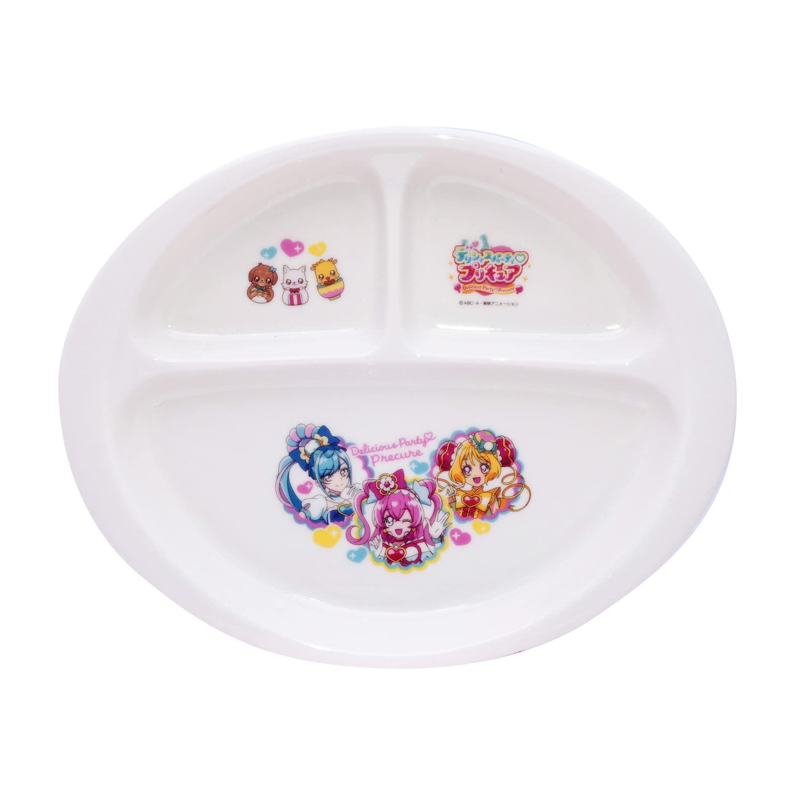 金正陶器 デリシャスパーティ プリキュア ランチ プレート 皿 約23×19cm 日本製 042107