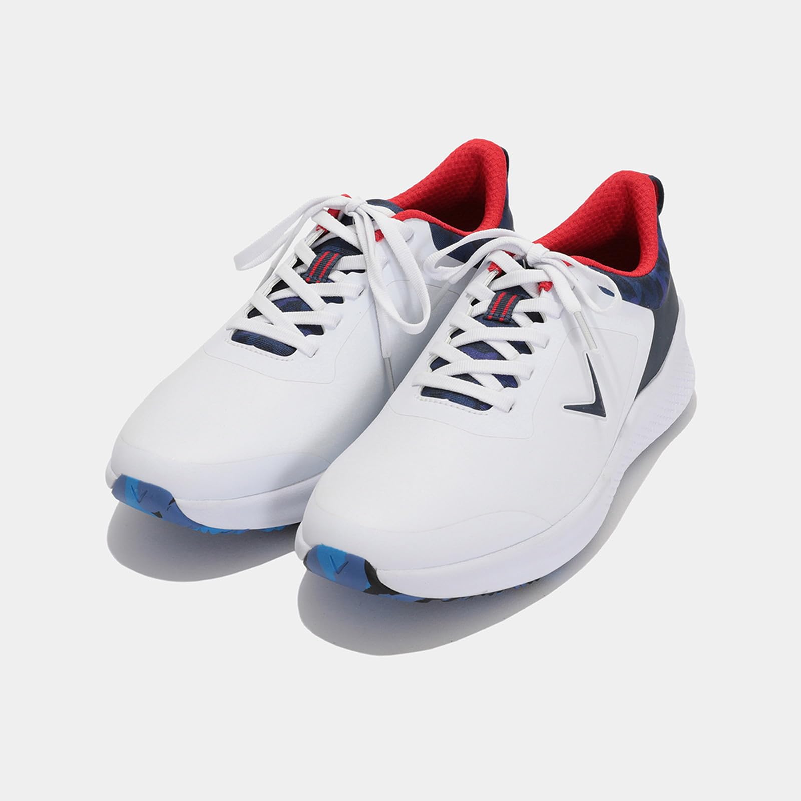 [キャロウェイ フットウェア] メンズ 定番 ゴルフシューズ (スパイクレスモデル) C24986120 1030_ホワイトxネイビー 25.5 cm