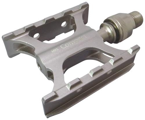 ミカシマ(MKS) 自転車 ペダル Compact Ezy (コンパクト イージー) グレー