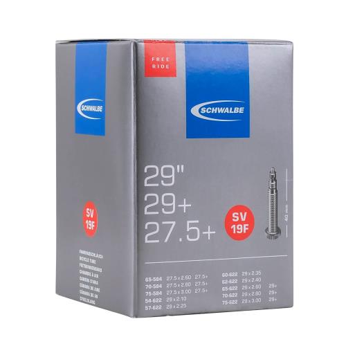 シュワルベ 正規品 29x2.10/3.00 27.5x2.60/3.00用チューブ 仏式 40mmバルブ 19F-SV 10400323 292.10/3..