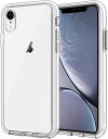 JETech iPhone XR 6.1インチ用ケース 耐衝撃バンパーカバー クリア