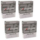 4個セット Vittoria インナーチューブ 700c 仏式バルブ Standerd inner tube (70020/28c(バルブ長60mm)) [並行...
