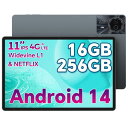 Android14タブレット11インチ 16GB + 256GBODEA S11、8コア A75 CPU T606、IPSディスプレイ TDDIタッチスクリーン...