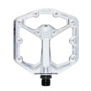 クランクブラザーズ(CRANK BROTHERS) Crankbrothers Stamp 7つの小型マウンテンバイクペダル - シルバーエディション MTB エンデューロ トレイル BMX 最適化された凹型プラットフォーム 自転車マウンテンバイクペダルのフラットペア(調節可能なピン付属)