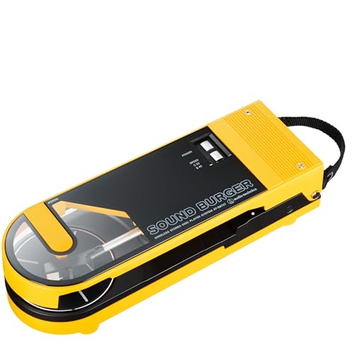 オーディオテクニカ AT-SB727 YL ワイヤレス レコードプレーヤー AT-SB727 サウンドバーガー ポータブル 小型 軽量 USB充電 Bluetooth ベルトドライブ国内正規品イエロー