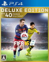 FIFA 16 DELUXE EEDITION限定版特典:Ultimate Team:40プレミアムゴールドパック ダウンロードコード、メッシ FUT 5試合レンタル ダウンロードコード、ゴールセレブレーション 2種 ダウンロードコード同梱 - PS4