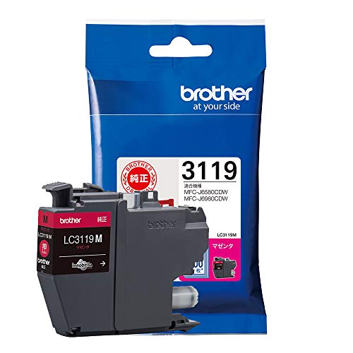 brother純正 ブラザー工業(Brother Industries) インクカートリッジマゼンタ(大容量) LC3119M 対応型番:MFC-J6983CDW、MFC-J6583CDW、MFC-J5630CDW 他 brother純正 ブラザー工業(Brother Industries) インクカートリッジマゼンタ(大容量) LC3119M 対応型番:MFC-J6983CDW、MFC-J6583CDW、MFC-J5630CDW 他