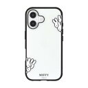 グルマンディーズ ミッフィー IIIIfit Clear iPhone16 対応 ケース ひょっこり MF-537C