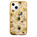 グルマンディーズ 『怪盗グルー/ミニオンズ』シリーズ IIIIfit Clear iPhone13 mini/12 mini(5.4インチ)対応ケース 総柄 M...